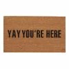 World Market Yay You're Here Coir Doormat 1 World Market Yay You're Here Coir Doormat -Outdoor Elegant Store unnamed file 528
