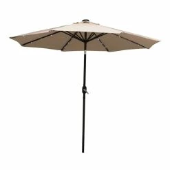World Market Market 9 Ft Tilting Patio Umbrella with Solar LED Lights -Outdoor Elegant Store unnamed file 545