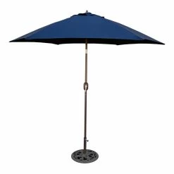 World Market Solid 9 Ft Tilting Patio Umbrella -Outdoor Elegant Store unnamed file 579