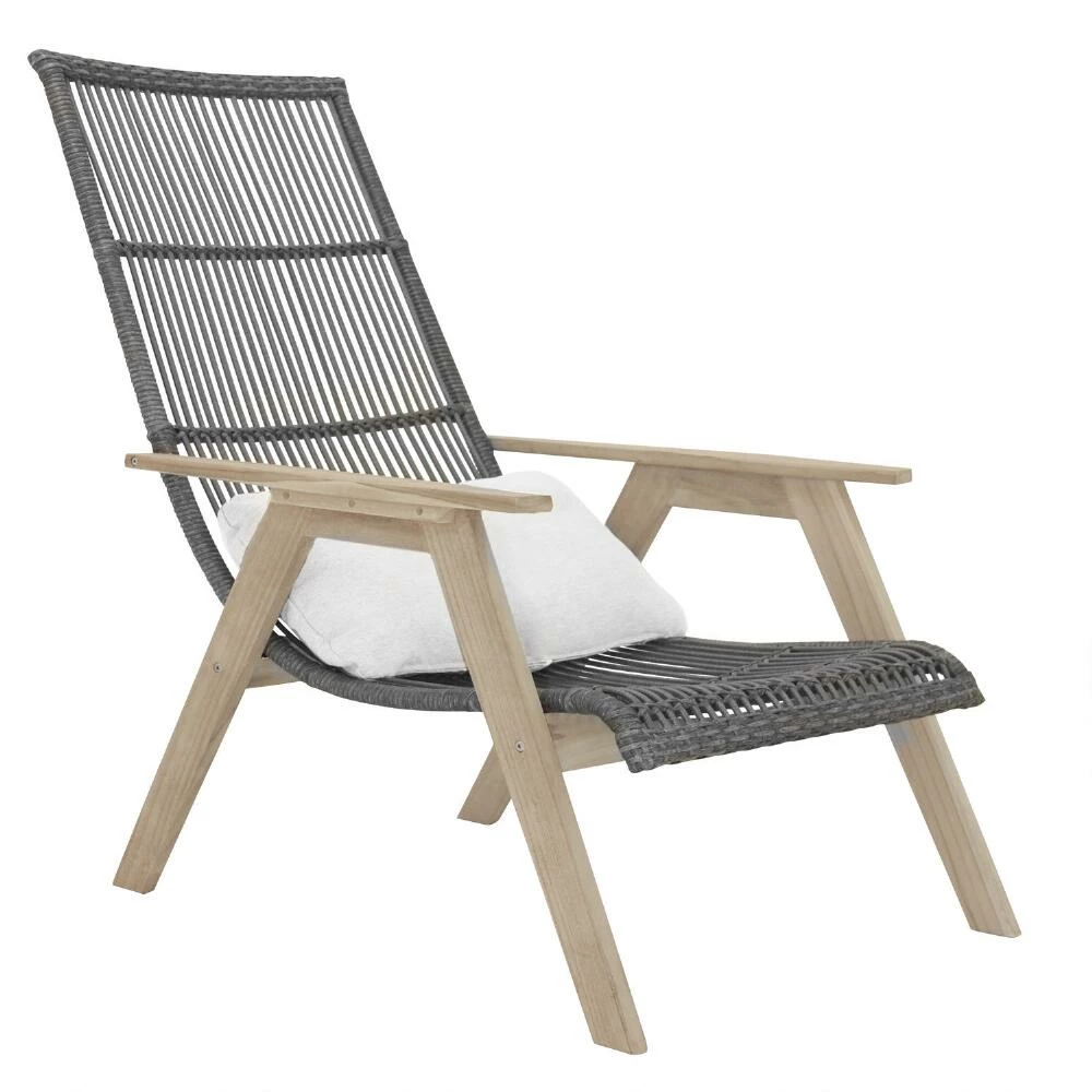 World Market Gray All Weather and Teak Hakui Outdoor Chair Set Of 2 3 World Market Gray All Weather and Teak Hakui Outdoor Chair Set Of 2