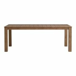 World Market Corsica Light Brown Slatted Acacia Wood Outdoor Dining Table -Outdoor Elegant Store unnamed file 709