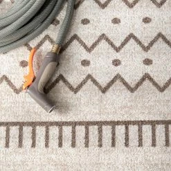 World Market Beige And Ivory Geo Luxor Indoor Outdoor Rug -Outdoor Elegant Store unnamed file 721