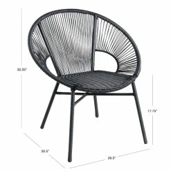 World Market Camden Round All Weather Wicker Outdoor Chair -Outdoor Elegant Store unnamed file 73