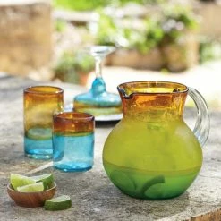 World Market Monterey Ombre Stemless Wine Glass Set Of 4 -Outdoor Elegant Store unnamed file 756