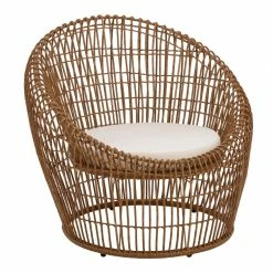 World Market Costa Natural All Weather Wicker Outdoor Cocoon Chair