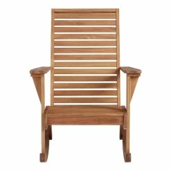 World Market Kapari Natural Wood Outdoor Rocking Chair -Outdoor Elegant Store unnamed file 777