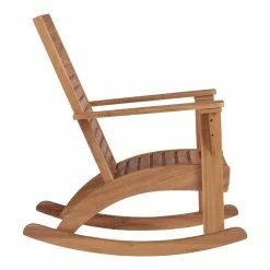 World Market Kapari Natural Wood Outdoor Rocking Chair -Outdoor Elegant Store unnamed file 778