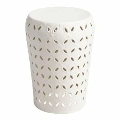 World Market Lili Punched Metal Outdoor Accent Stool
