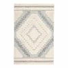 World Market Gray and Cream Geometric Hilo Indoor Outdoor Rug -Outdoor Elegant Store unnamed file 784