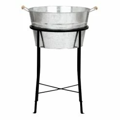 World Market Galvanized Metal Party Bucket -Outdoor Elegant Store unnamed file 788