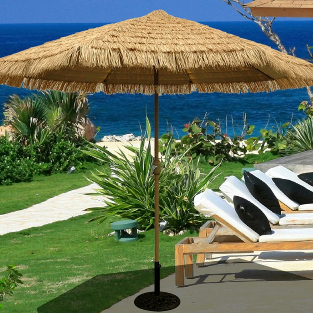 World Market Thatched Market 9 Ft Tilting Patio Umbrella 4 World Market Thatched Market 9 Ft Tilting Patio Umbrella - Image 2