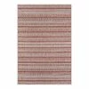 World Market Copper and White Geometric Stripe Lucca Indoor Outdoor Rug -Outdoor Elegant Store unnamed file 876