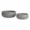 World Market Zian Gray Cement Shallow Outdoor Planter -Outdoor Elegant Store unnamed file 879