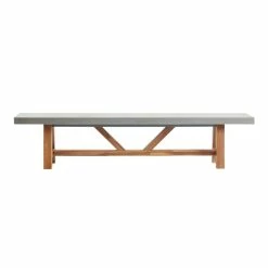 World Market Palmera Faux Cement Outdoor Dining Bench 7 World Market Palmera Faux Cement Outdoor Dining Bench -Outdoor Elegant Store unnamed file 884