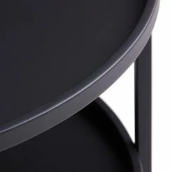 World Market Amatani Round Matte Black Metal Outdoor Coffee Table -Outdoor Elegant Store unnamed file 910