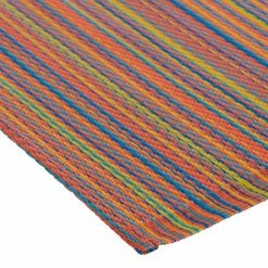 World Market Rio Multicolor Stripe Reversible Indoor Outdoor Floor Mat -Outdoor Elegant Store unnamed file 921
