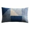 World Market Blue Patchwork Indoor Outdoor Lumbar Pillow -Outdoor Elegant Store unnamed file 928