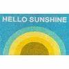 World Market Hello Sunshine Rainbow Coir Doormat