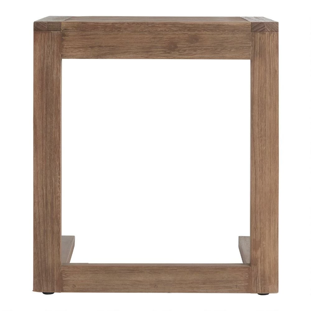 World Market Segovia Eucalyptus Modular Outdoor Accent Table 5 World Market Segovia Eucalyptus Modular Outdoor Accent Table - Image 3
