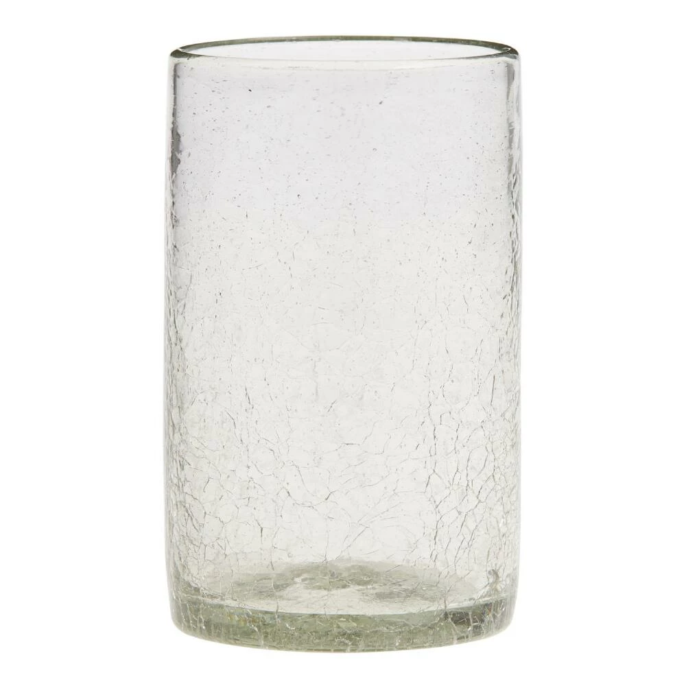 World Market Crackle Recycled Highball Glasses Set Of 4 3 World Market Crackle Recycled Highball Glasses Set Of 4