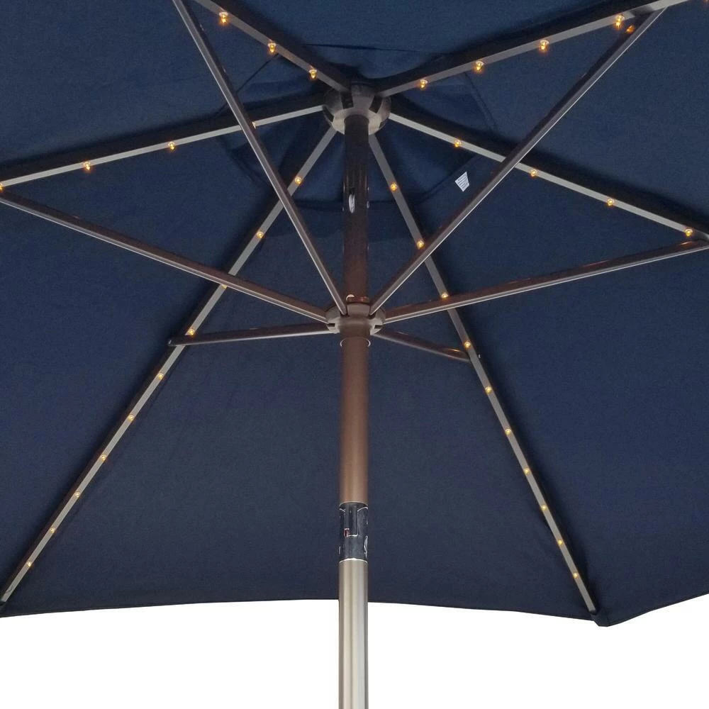 World Market 9 Ft Tilting Patio Umbrella With Lights 7 World Market 9 Ft Tilting Patio Umbrella With Lights - Image 5